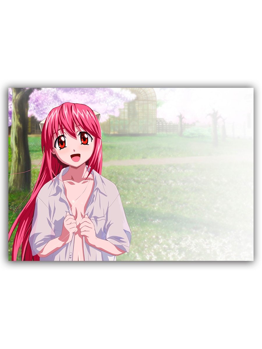 фото Магнит на холодильник drabs люси, эльфийская песнь, elfen lied