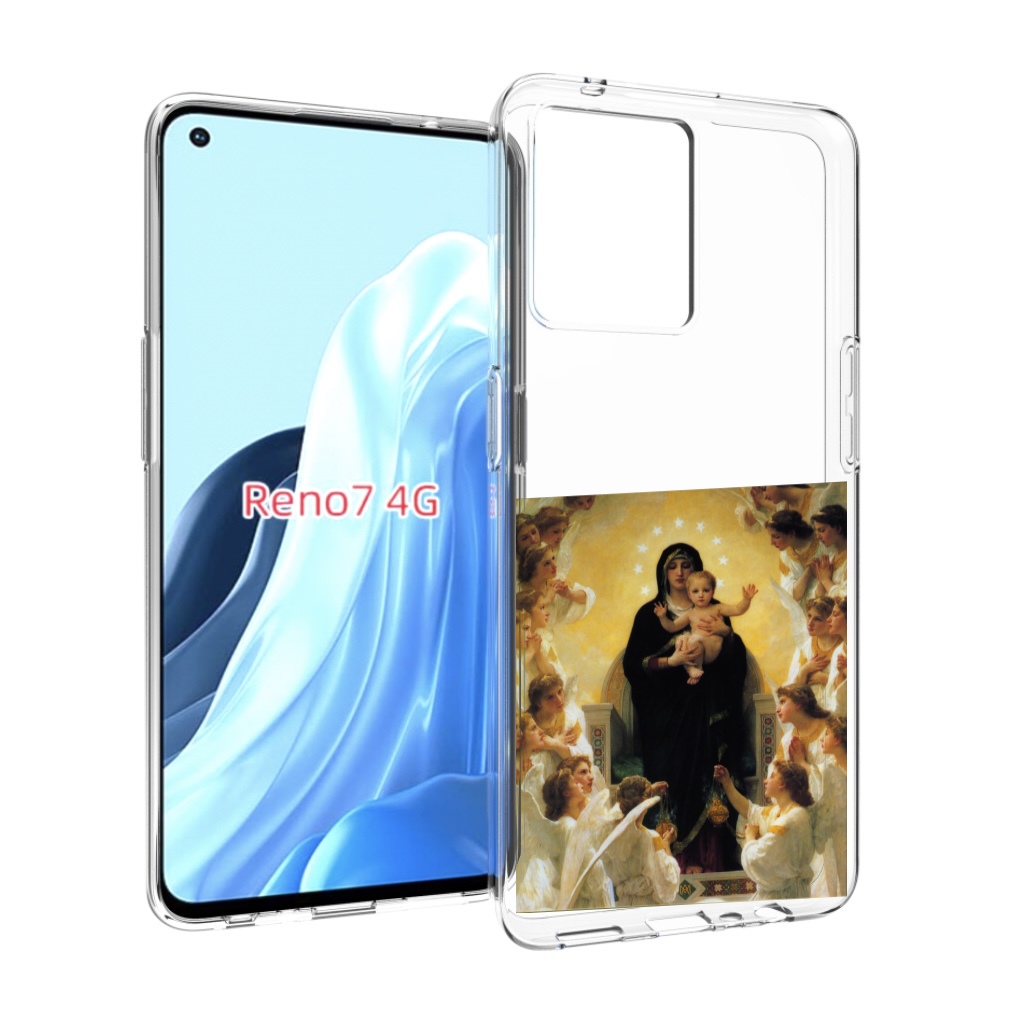 

Чехол MyPads дева-мария для OPPO RENO 7 4G, Прозрачный, Tocco