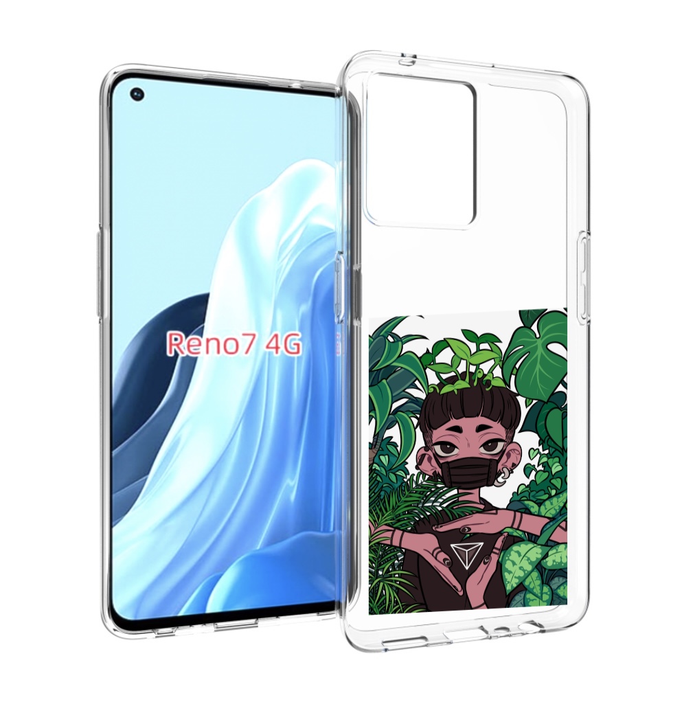 

Чехол MyPads девушка в природе женский для OPPO RENO 7 4G, Прозрачный, Tocco
