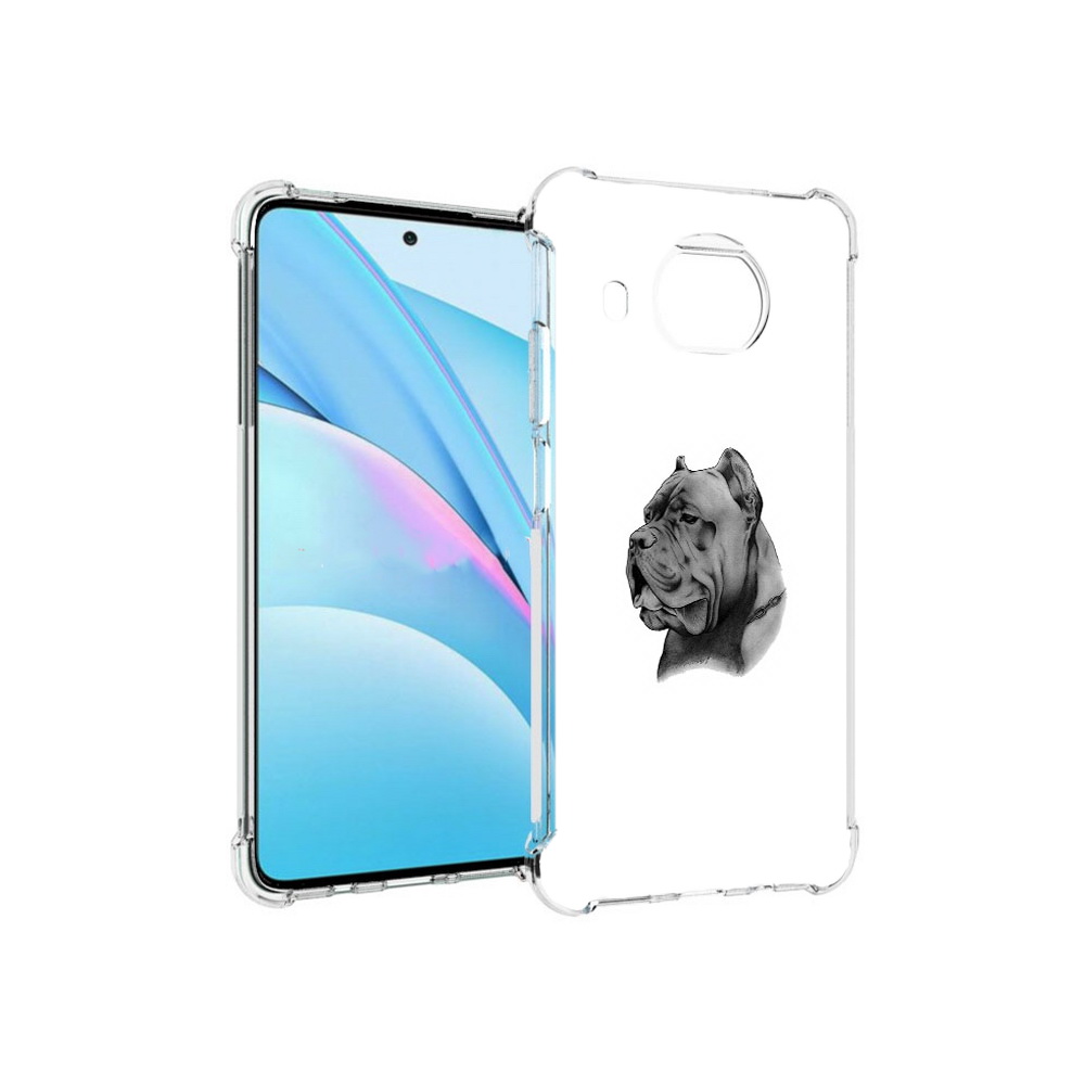 

Чехол MyPads Tocco для Xiaomi Mi 10T Lite грозный бульдог (PT154732.269.300), Прозрачный, Tocco