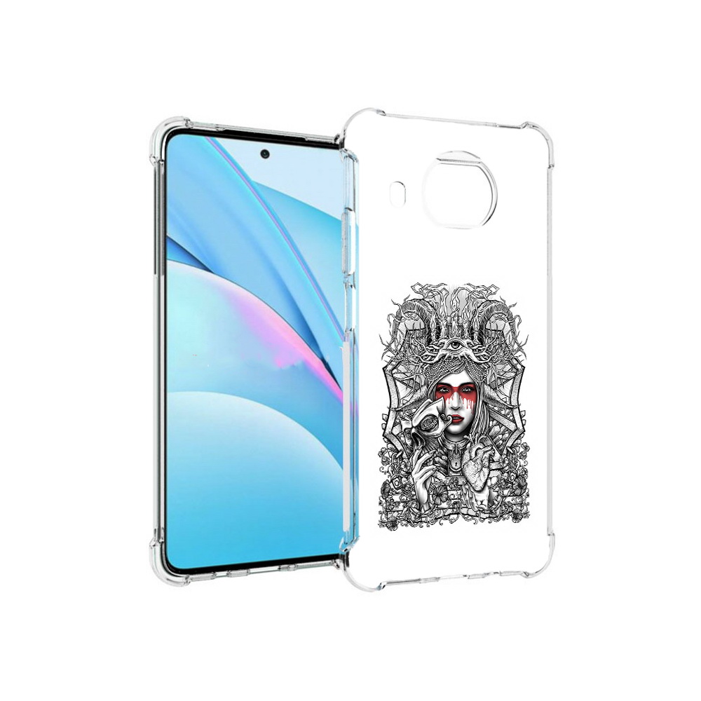 

Чехол MyPads Tocco для Xiaomi Mi 10T Lite грусная девушка (PT154732.269.302), Прозрачный, Tocco
