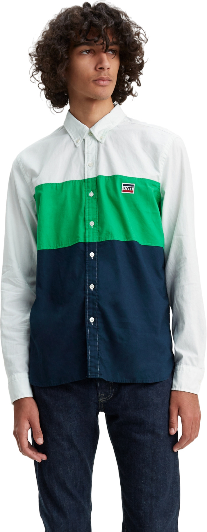 

Рубашка мужская Levi's 72629 белая XXL, Белый, 72629