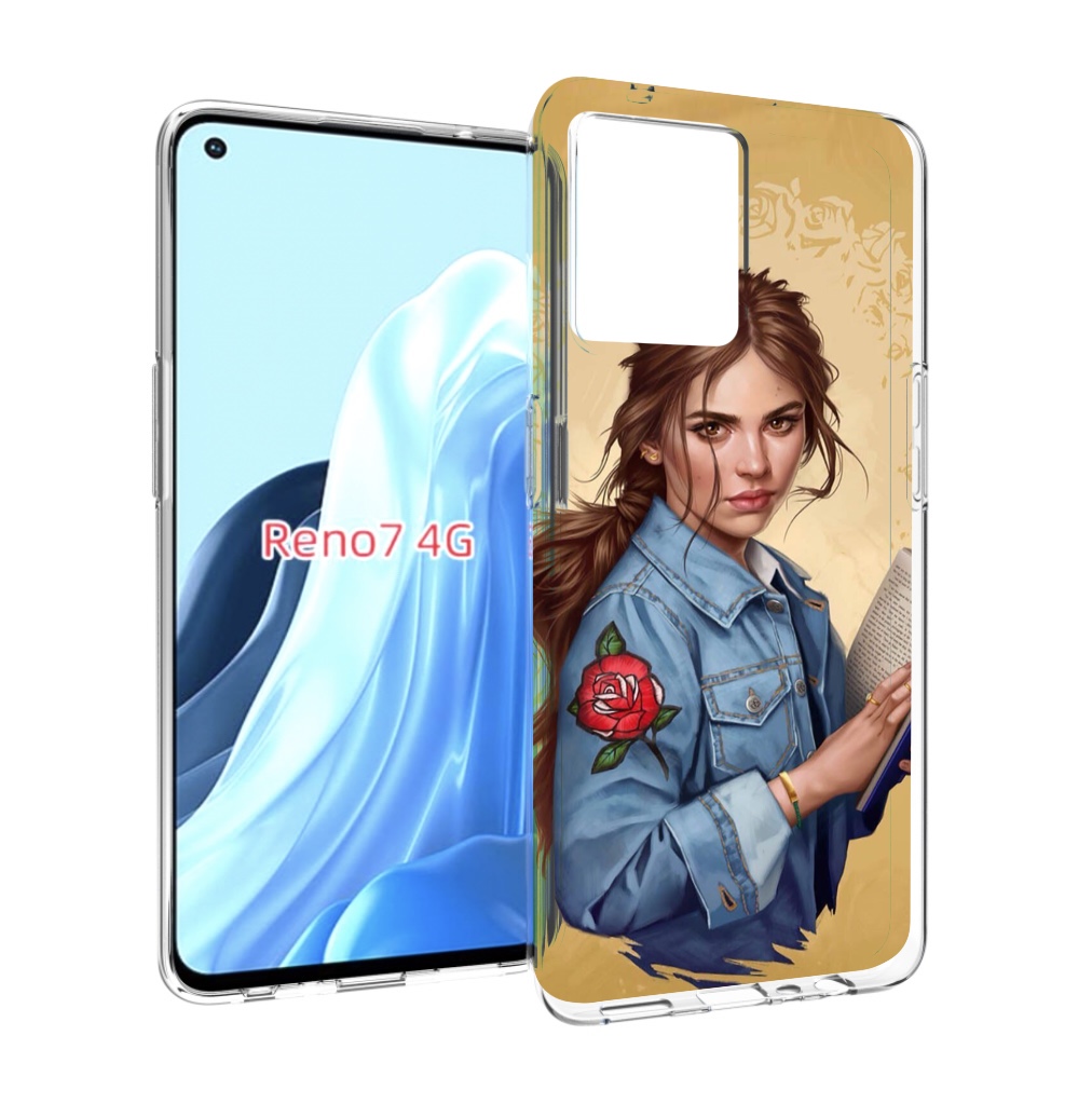 

Чехол MyPads девушка-в-бежевом-фоне для OPPO RENO 7 4G, Прозрачный, Tocco