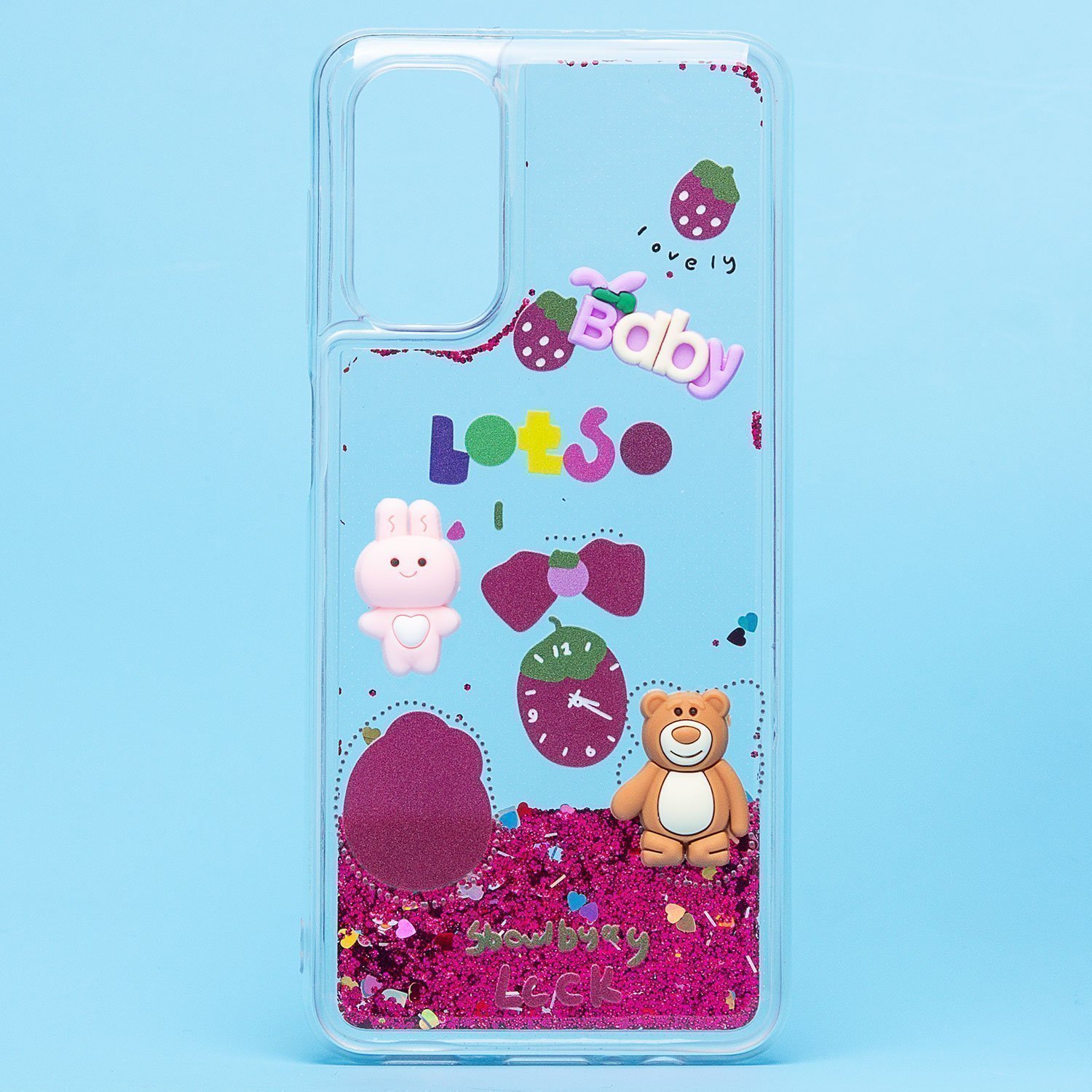 

Чехол для Samsung SM-A047F (Galaxy A04s) силиконовый 3D игрушки бордовый
