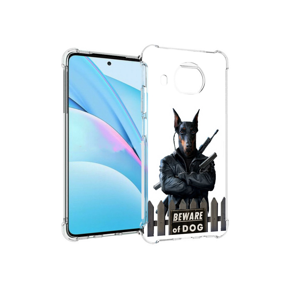 

Чехол MyPads Tocco для Xiaomi Mi 10T Lite доберман (PT154732.269.332), Прозрачный, Tocco