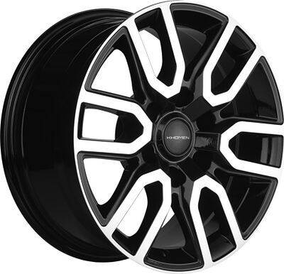 Колесный диск Khomen Wheels KHW1723 (Toyota LC Prado) 8x17 6x139.7 ET25 Dia106.1 Black-FP