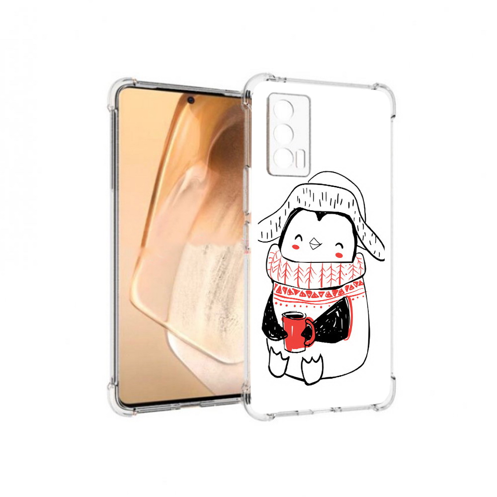 

Чехол MyPads Tocco для Vivo iQOO Neo 5 Милый пингвин (PT226960.398.115), Прозрачный, Tocco