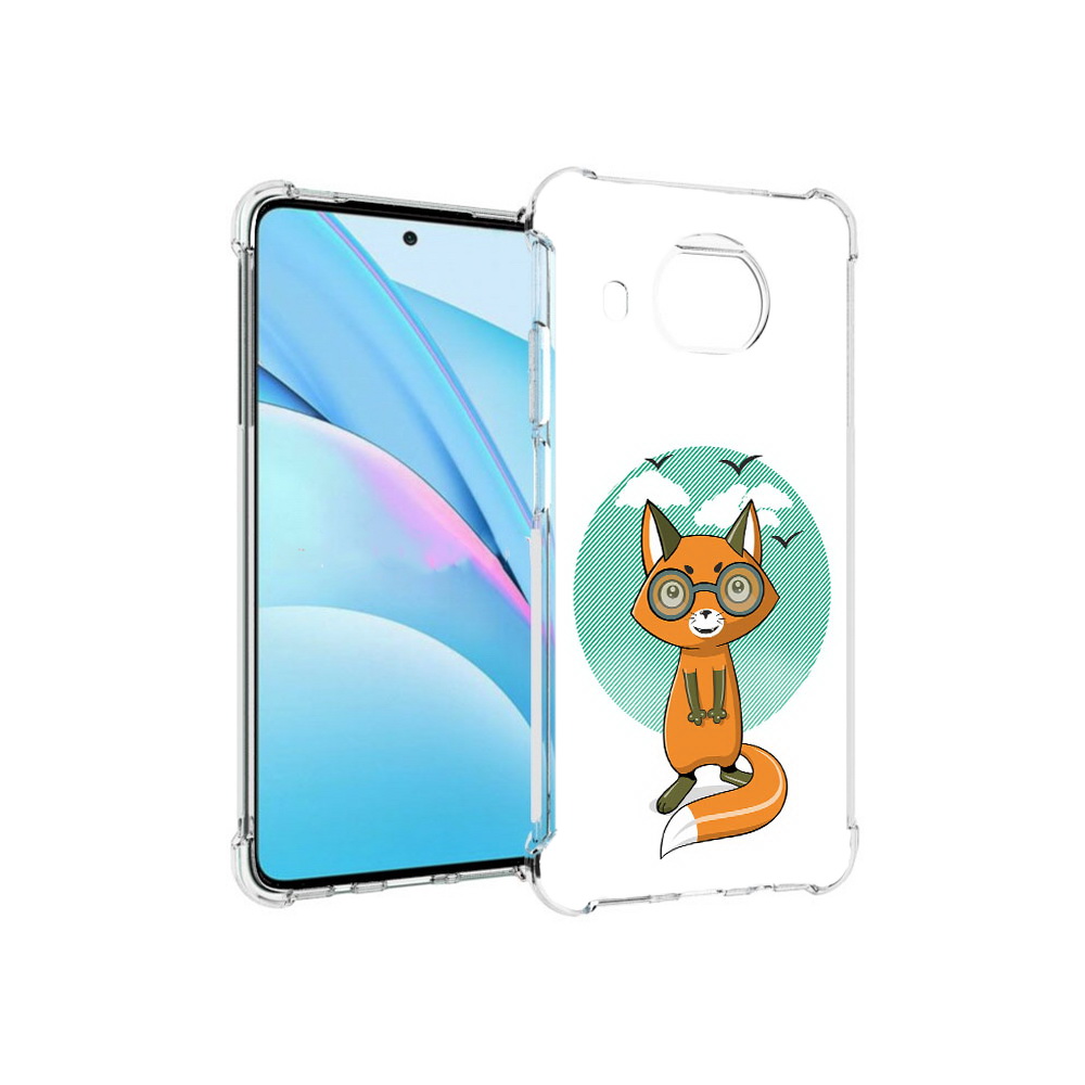 

Чехол MyPads Tocco для Xiaomi Mi 10T Lite задумчивая лиса (PT154732.269.348), Прозрачный, Tocco