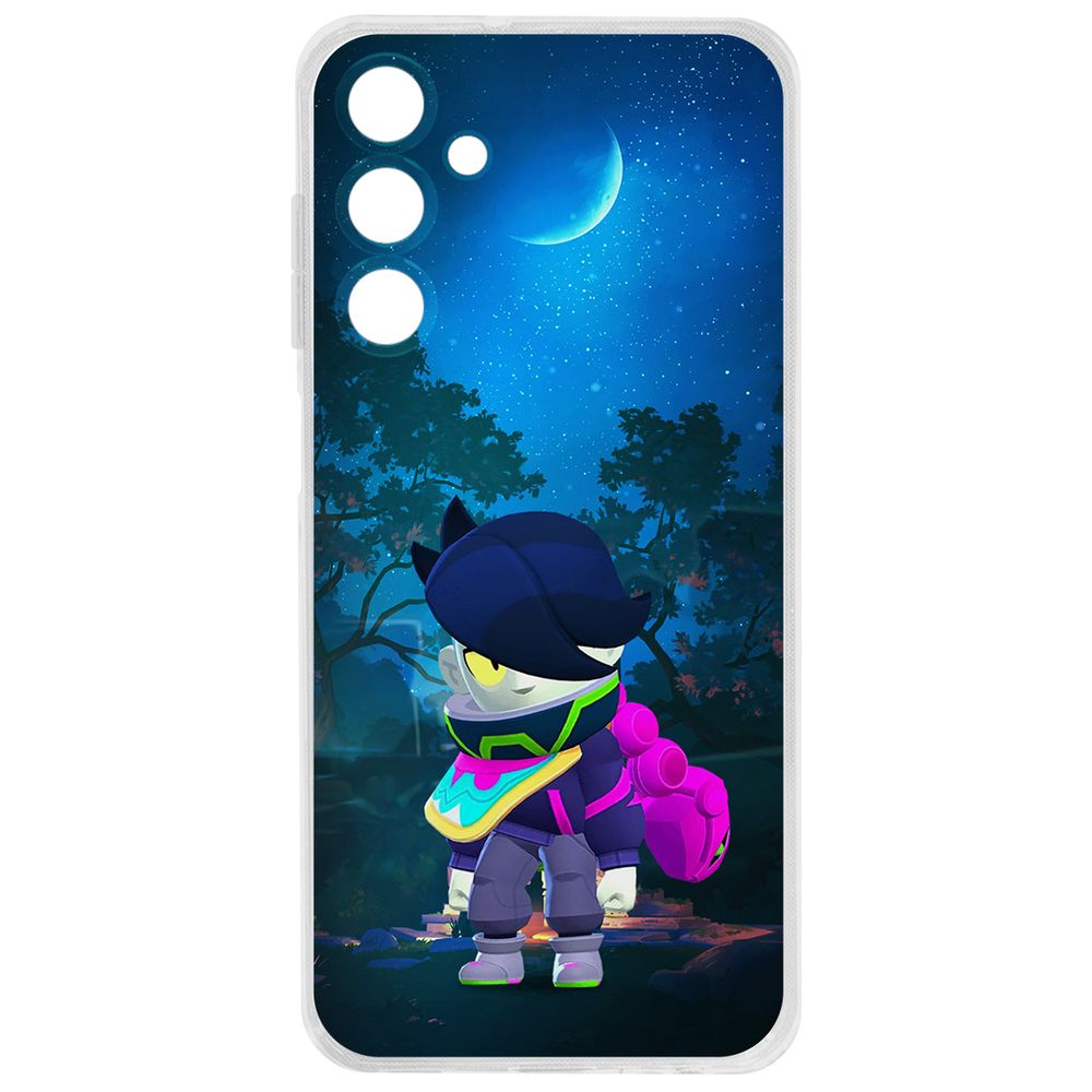 Чехол-накладка Krutoff Clear Case Brawl Stars-Орочи Эдгар для Samsung Galaxy A25 5G (A256)