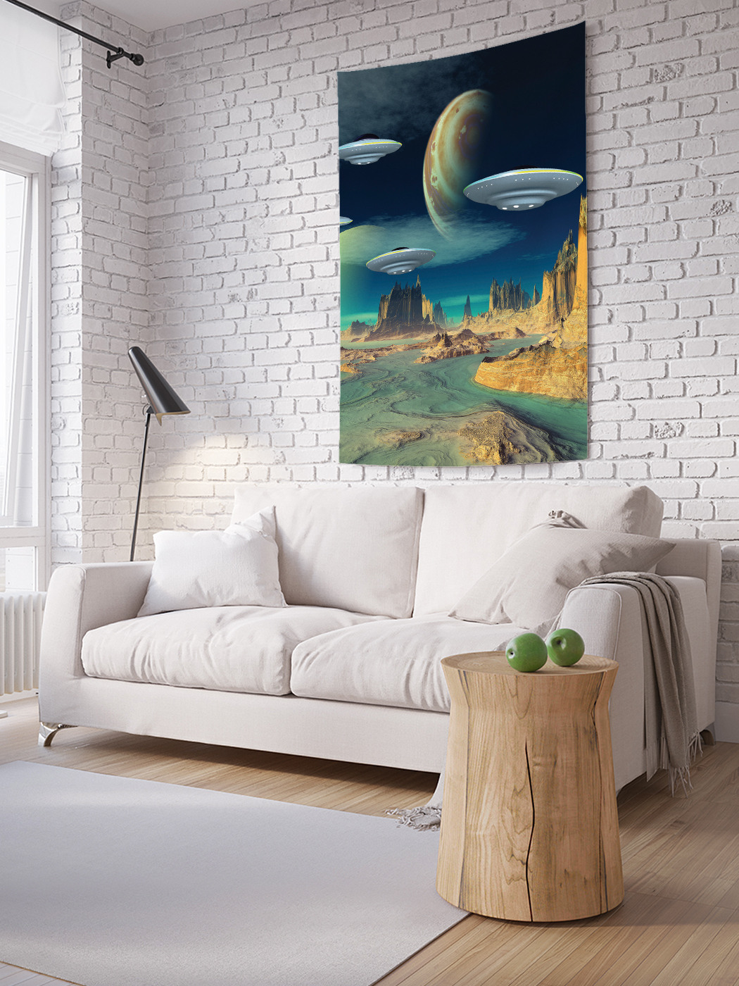 

Вертикальное фотопанно на стену JoyArty Чужая планета 150x200 см, Чужая планета