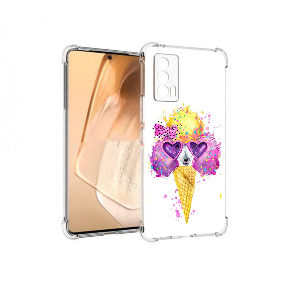 

Чехол MyPads Tocco для Vivo iQOO Neo 5 Рожок (PT226960.398.146), Прозрачный, Tocco