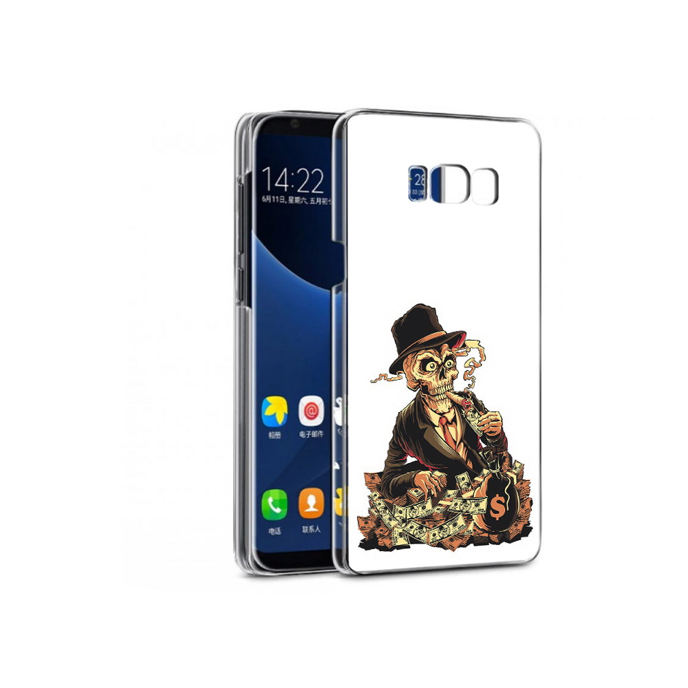 

Чехол MyPads Tocco для Samsung Galaxy S7 нарисованный череп с сигаретой (PT40116.513.515), Прозрачный, Tocco