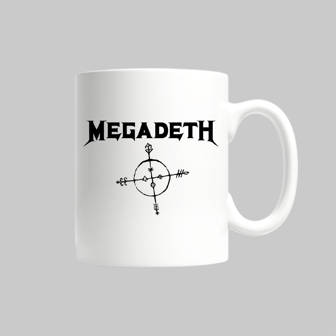 

Кружка Megadeth мегадет рок атрибутика панк