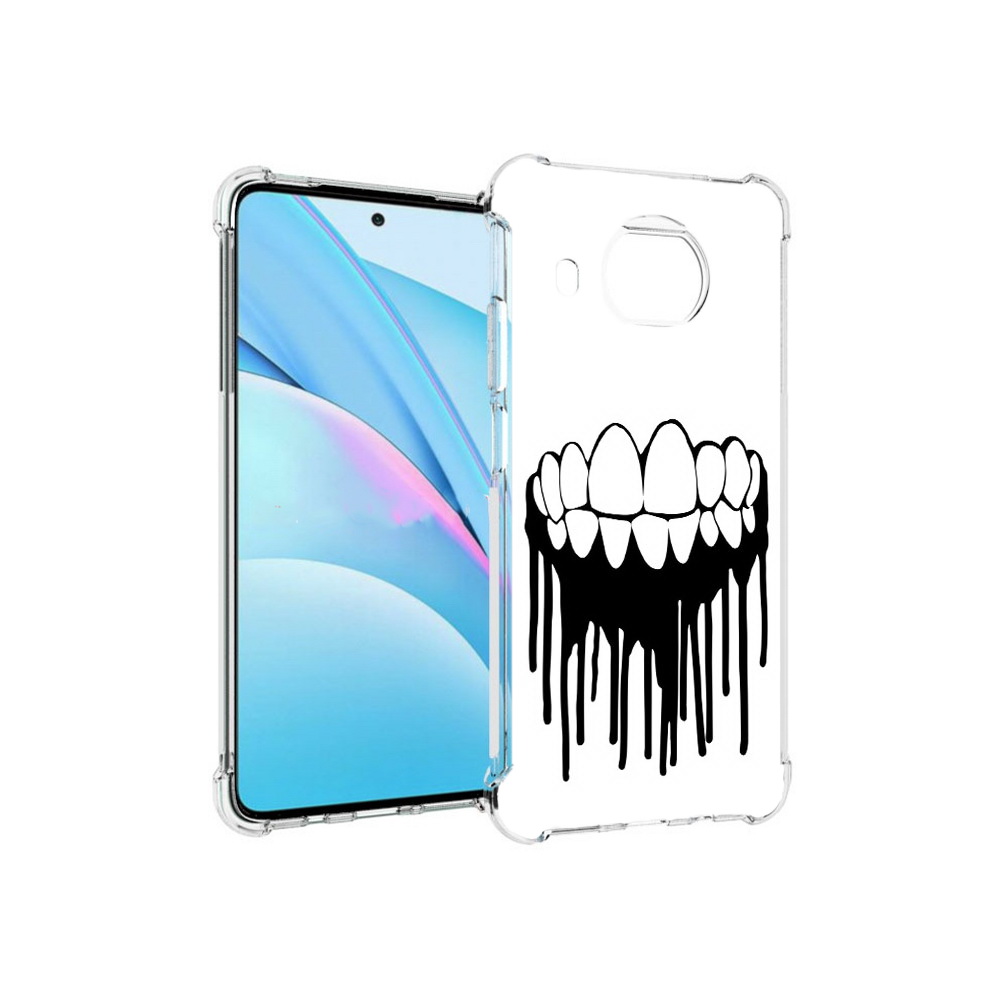 

Чехол MyPads Tocco для Xiaomi Mi 10T Lite зубы (PT154732.269.372), Прозрачный, Tocco