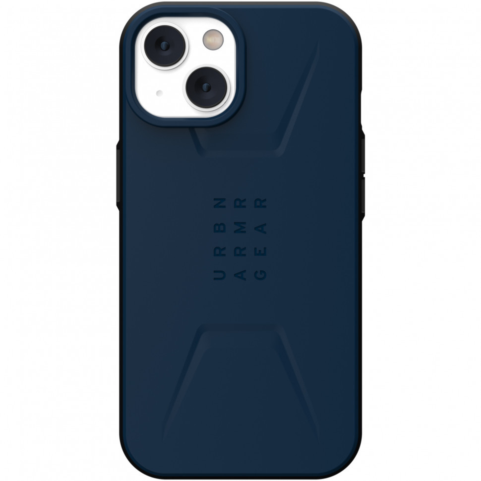 

Чехол UAG Civilian for MagSafe Series для iPhone 14, Темно-синий (Mallard) (114036115555), Civilian for MagSafe Series