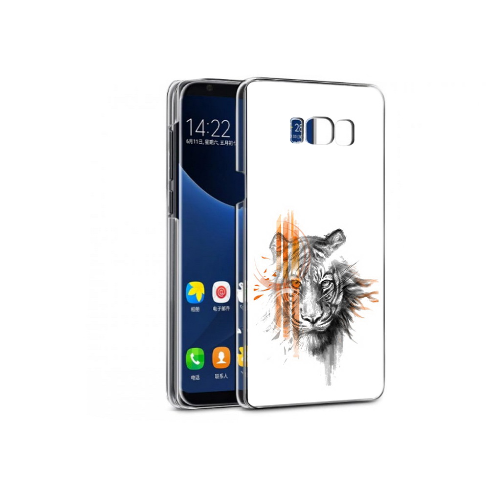 

Чехол MyPads Tocco для Samsung Galaxy S7 огненный тигр (PT40116.513.526), Прозрачный, Tocco