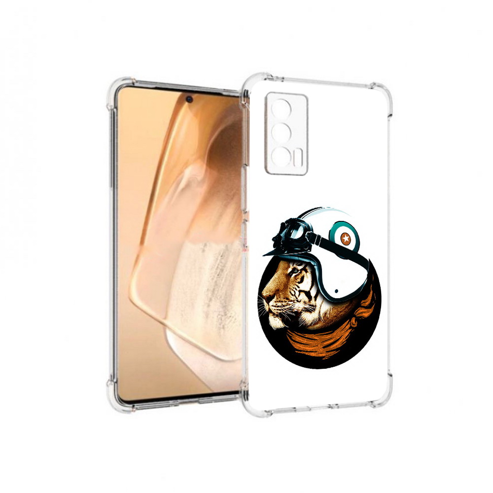 

Чехол MyPads Tocco для Vivo iQOO Neo 5 Тигр в шлеме (PT226960.398.171), Прозрачный, Tocco
