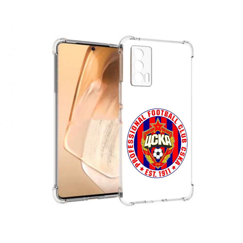 

Чехол MyPads Tocco для Vivo iQOO Neo 5 ФК ЦСК логотип (PT226960.398.178), Прозрачный, Tocco