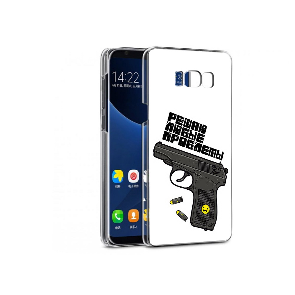 

Чехол MyPads Tocco для Samsung Galaxy S7 пистолет против проблем (PT40116.513.542), Прозрачный, Tocco