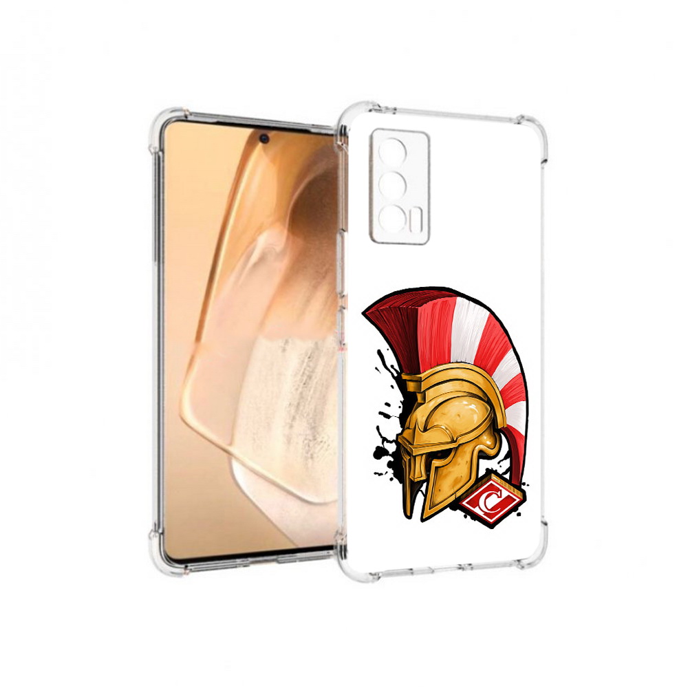 

Чехол MyPads Tocco для Vivo iQOO Neo 5 ФК спартак шлем (PT226960.398.185), Прозрачный, Tocco