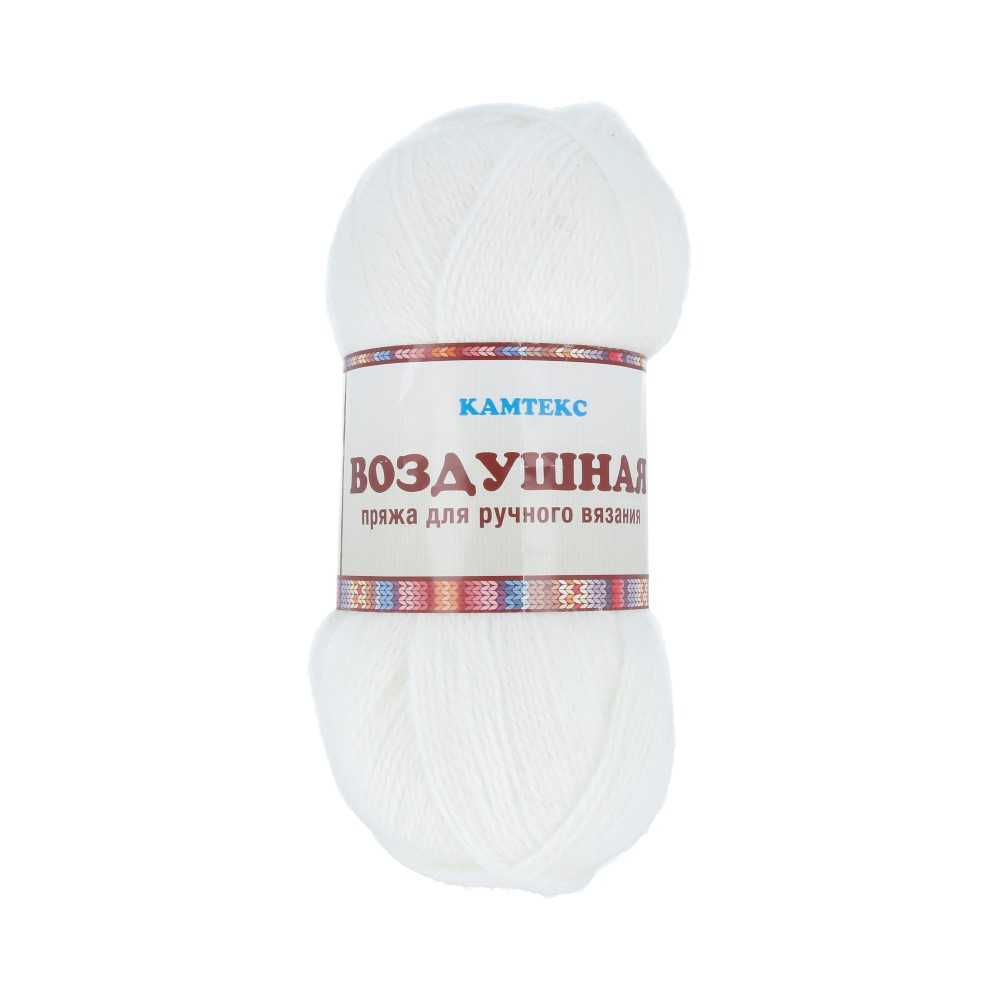 

Пряжа Камтекс КАМТ.ВОЗДУШНАЯ.205 Воздушная 205 белый, Воздушная