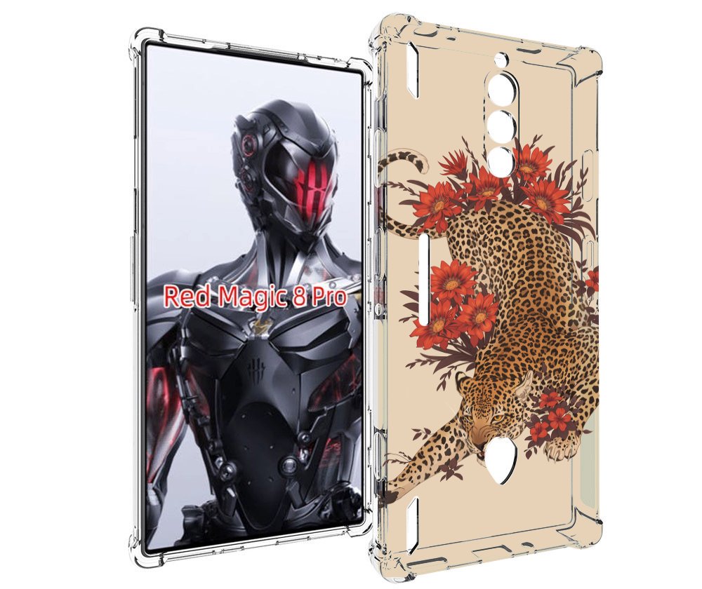

Чехол MyPads тигр-из-цветов для ZTE Nubia Red Magic 8 Pro / Red Magic 8 Pro Plus, Tocco