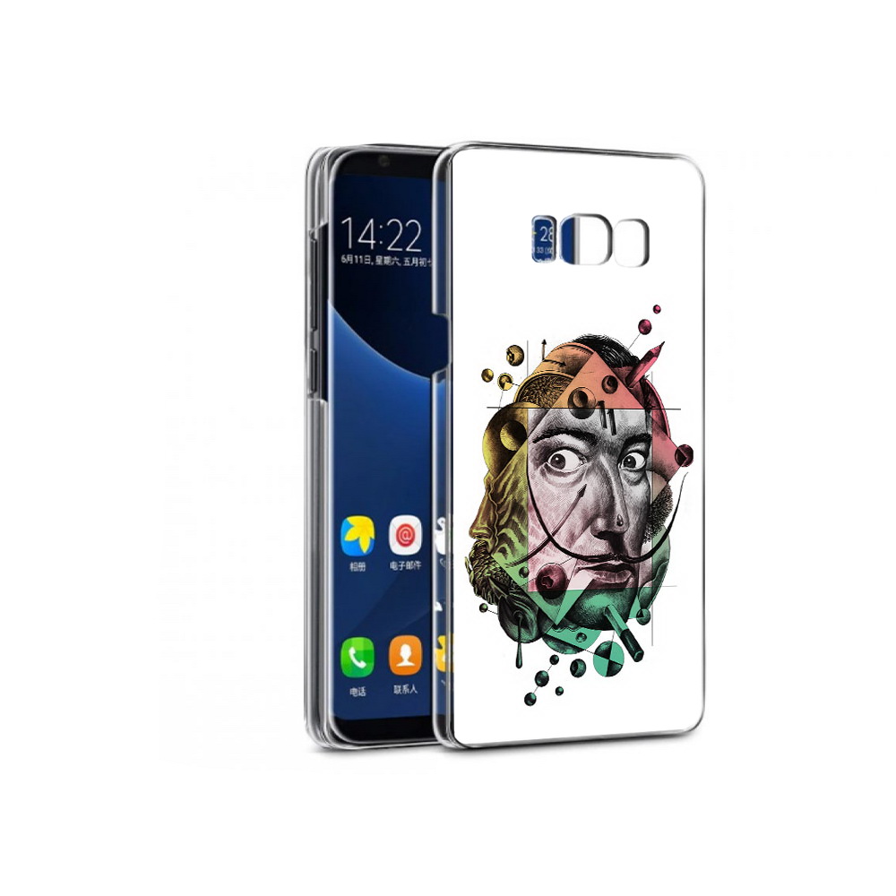 

Чехол MyPads Tocco для Samsung Galaxy S7 разноцветное лицо абстракция (PT40116.513.570), Прозрачный, Tocco