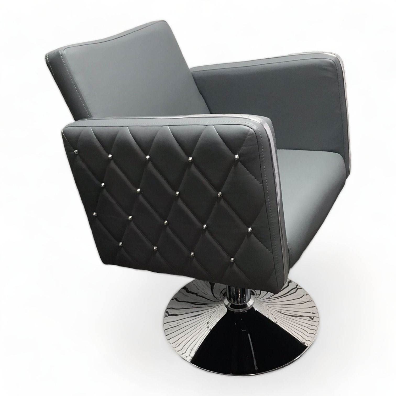 

Парикмахерское кресло Платинум, Серый, Платинум