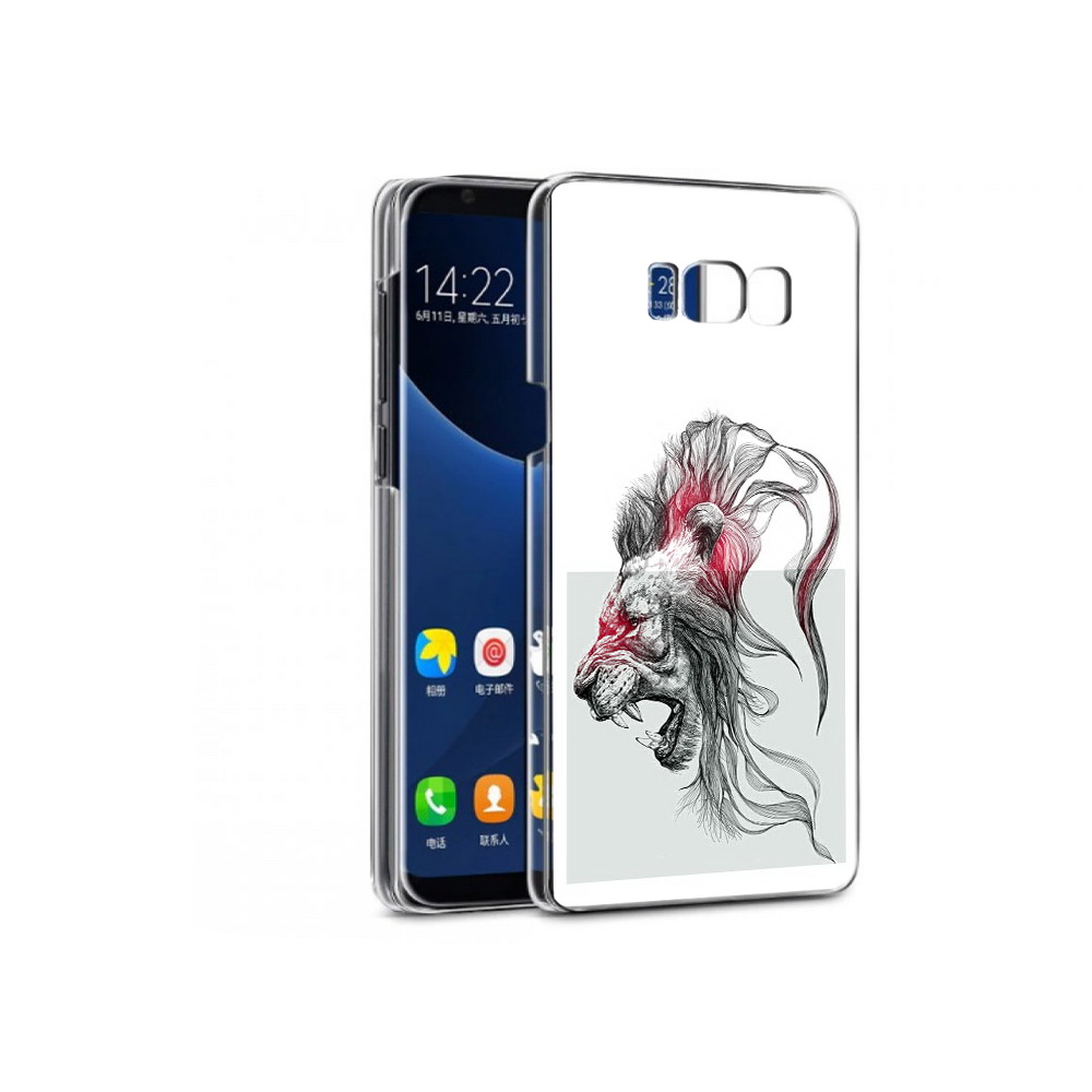 

Чехол MyPads Tocco для Samsung Galaxy S7 разъяренный лев (PT40116.513.576), Прозрачный, Tocco