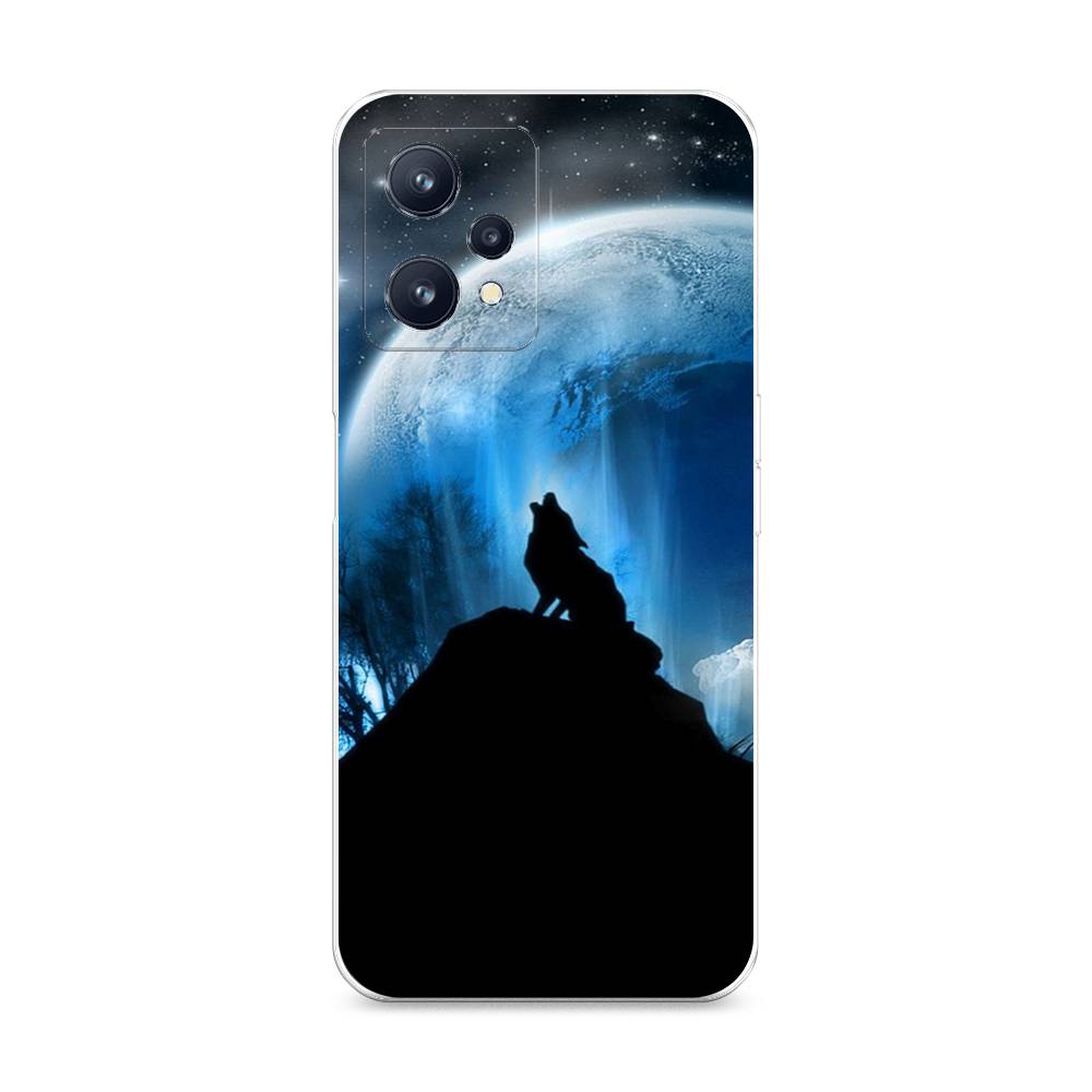 

Чехол на Realme 9 "Волк 2", Синий;черный;белый, 258750-1