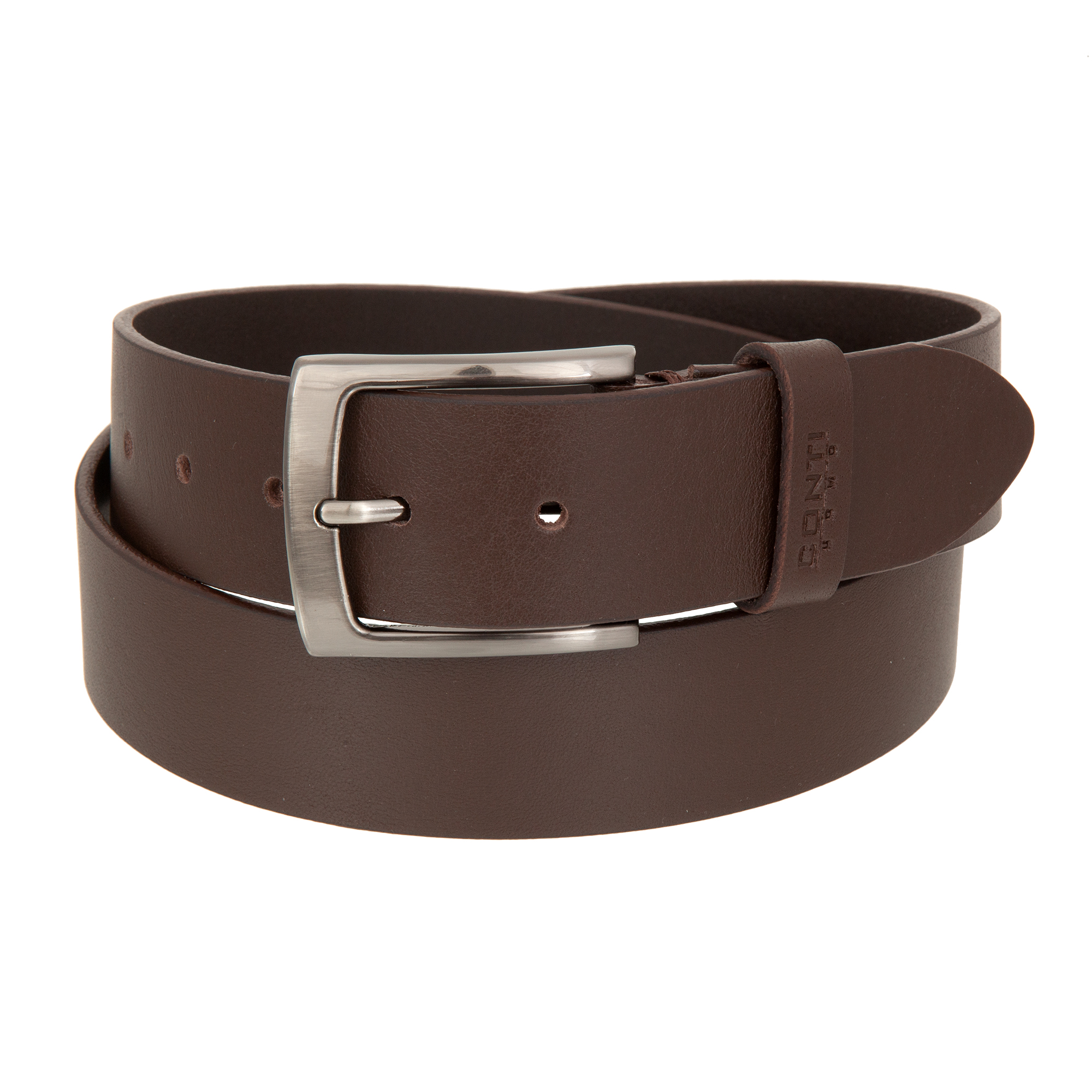 фото Ремень мужской conti uomo 40167 brown, 110 см