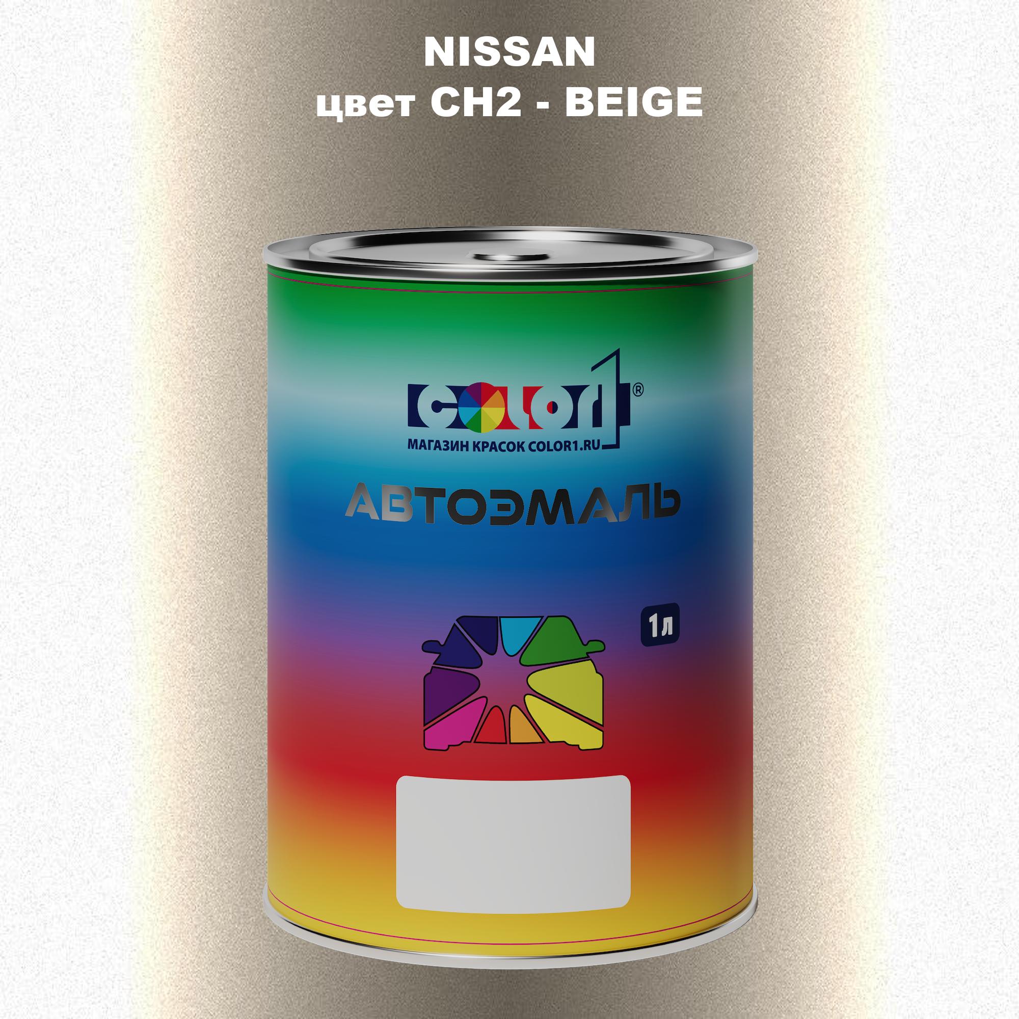 

Автомобильная краска COLOR1 для NISSAN, цвет CH2 - BEIGE, Прозрачный