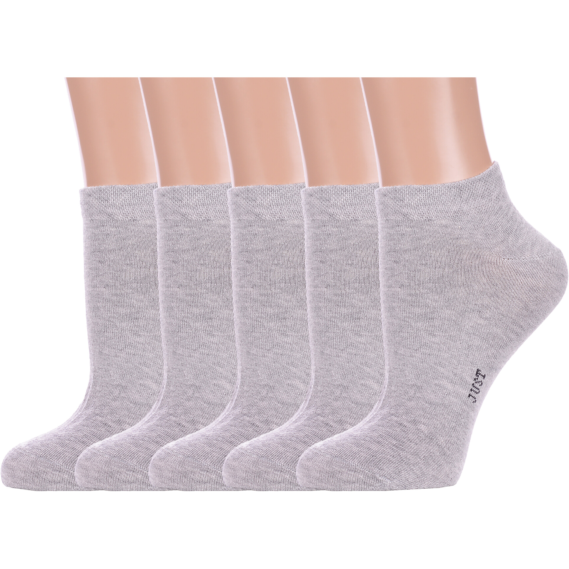 Комплект носков женских Красная Ветка 5-С-1476 серых 23-25, 5 пар