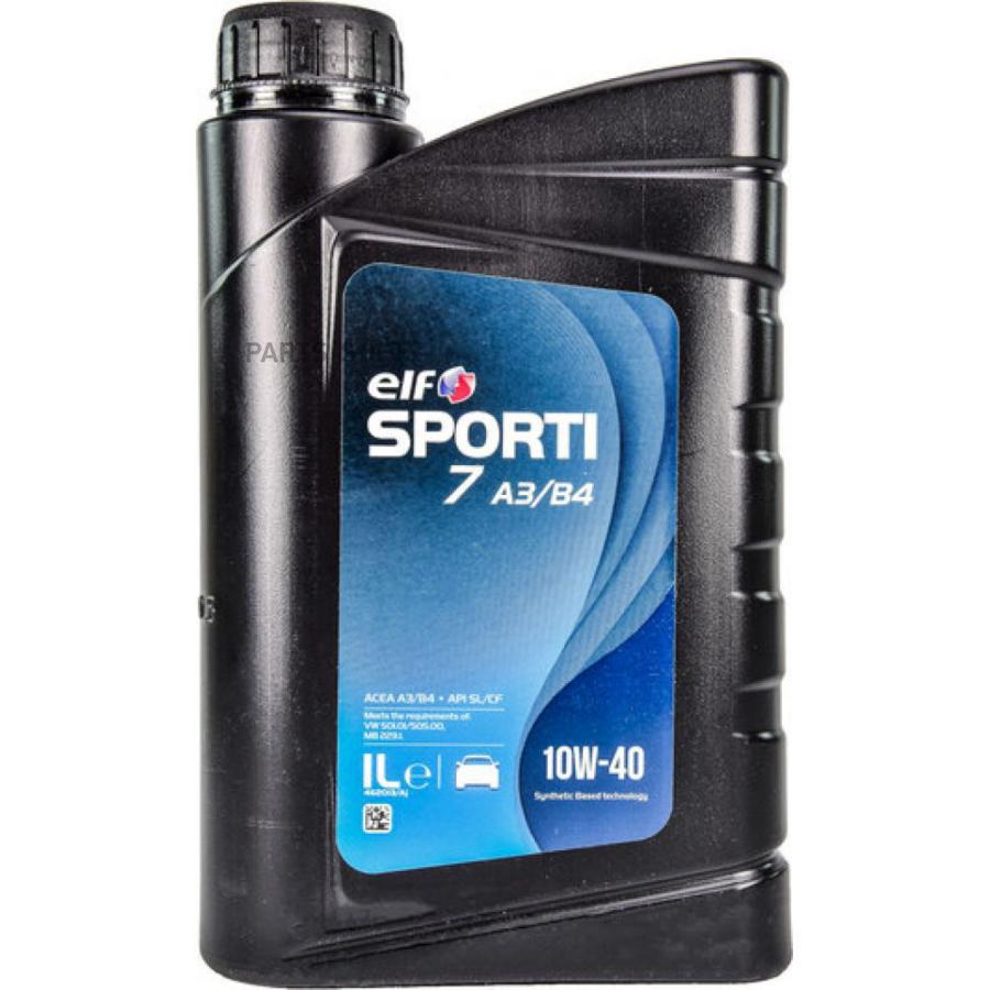 

Моторное масло elf синтетическое Sporti 7 A3/B4 10W40 1л