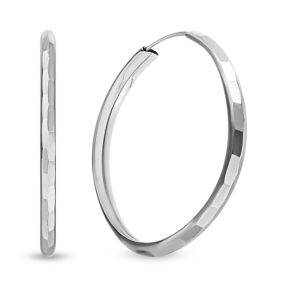 Серьги конго из серебра 585Gold 702010020