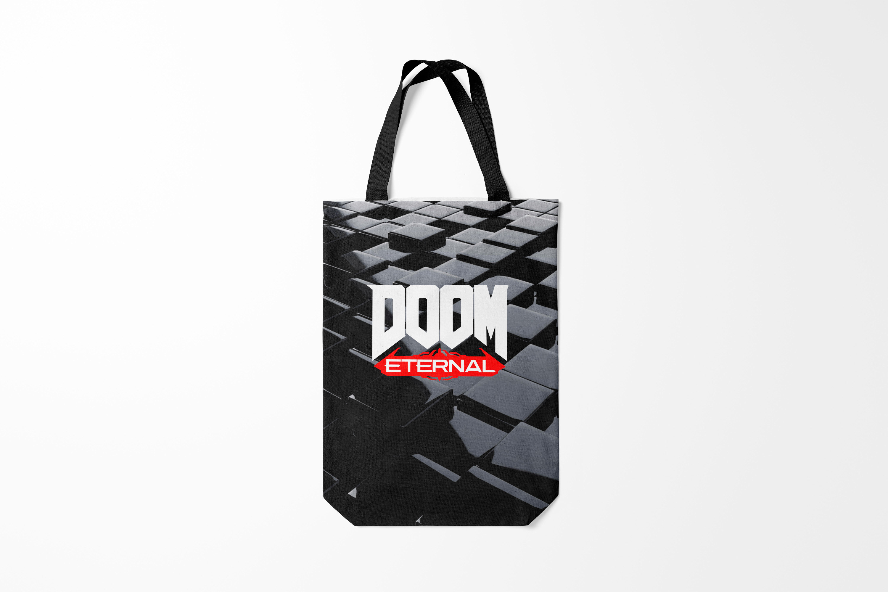 

Сумка шoппер унисекс Burnettie Doom Blocks,, Doom Blocks