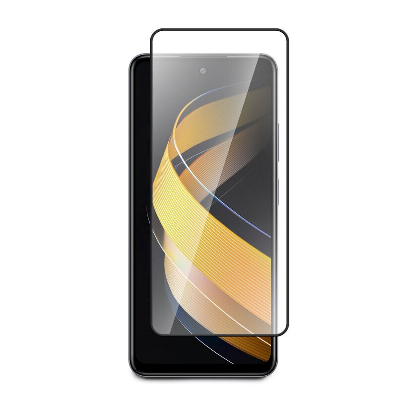 

Защитное стекло Borasco Full Glue для Infinix HOT 40/ HOT 40 Pro черная рамка