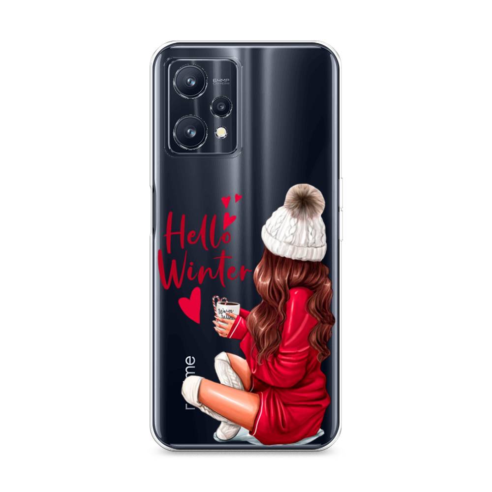 

Чехол на Realme 9 "Hello winter", Красный;белый;коричневый, 258750-5