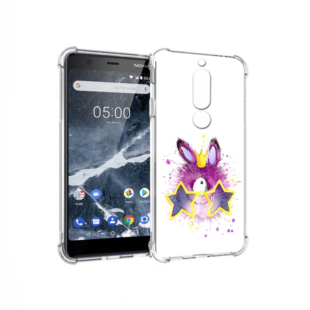 

Чехол MyPads Tocco для Nokia 5.1 Шуршуля (PT114144.121.202), Прозрачный, Tocco