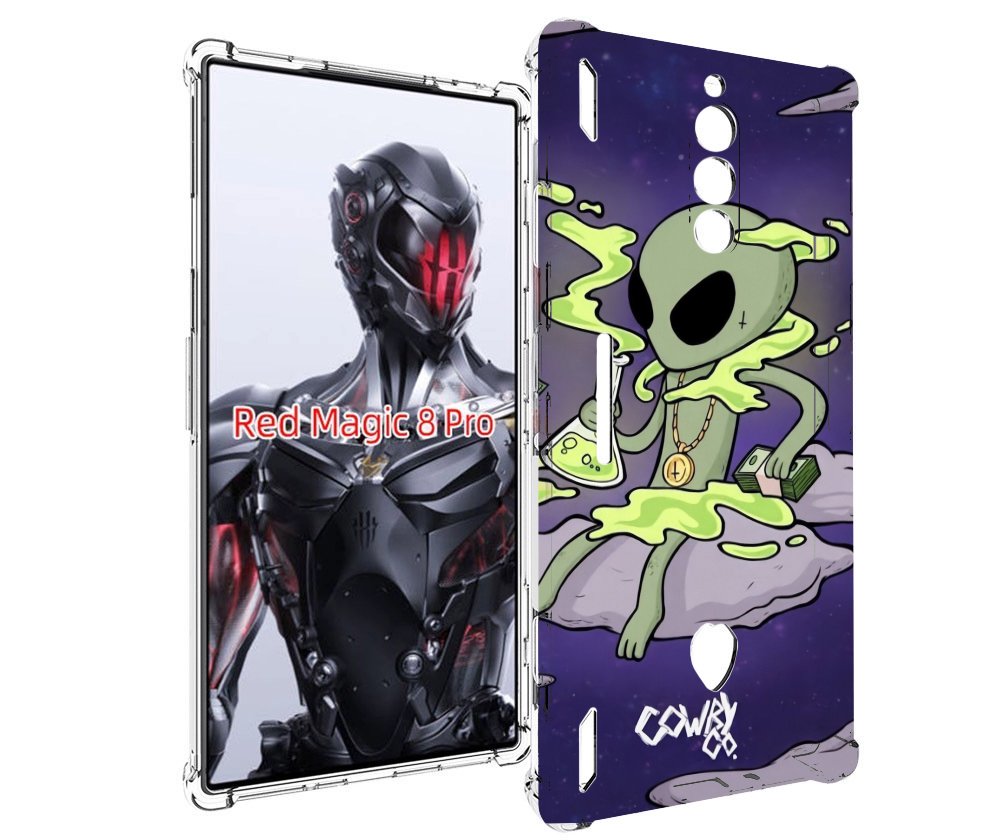 

Чехол MyPads токсичный инопланетянин для ZTE Nubia Red Magic 8 Pro / Red Magic 8 Pro Plus, Tocco