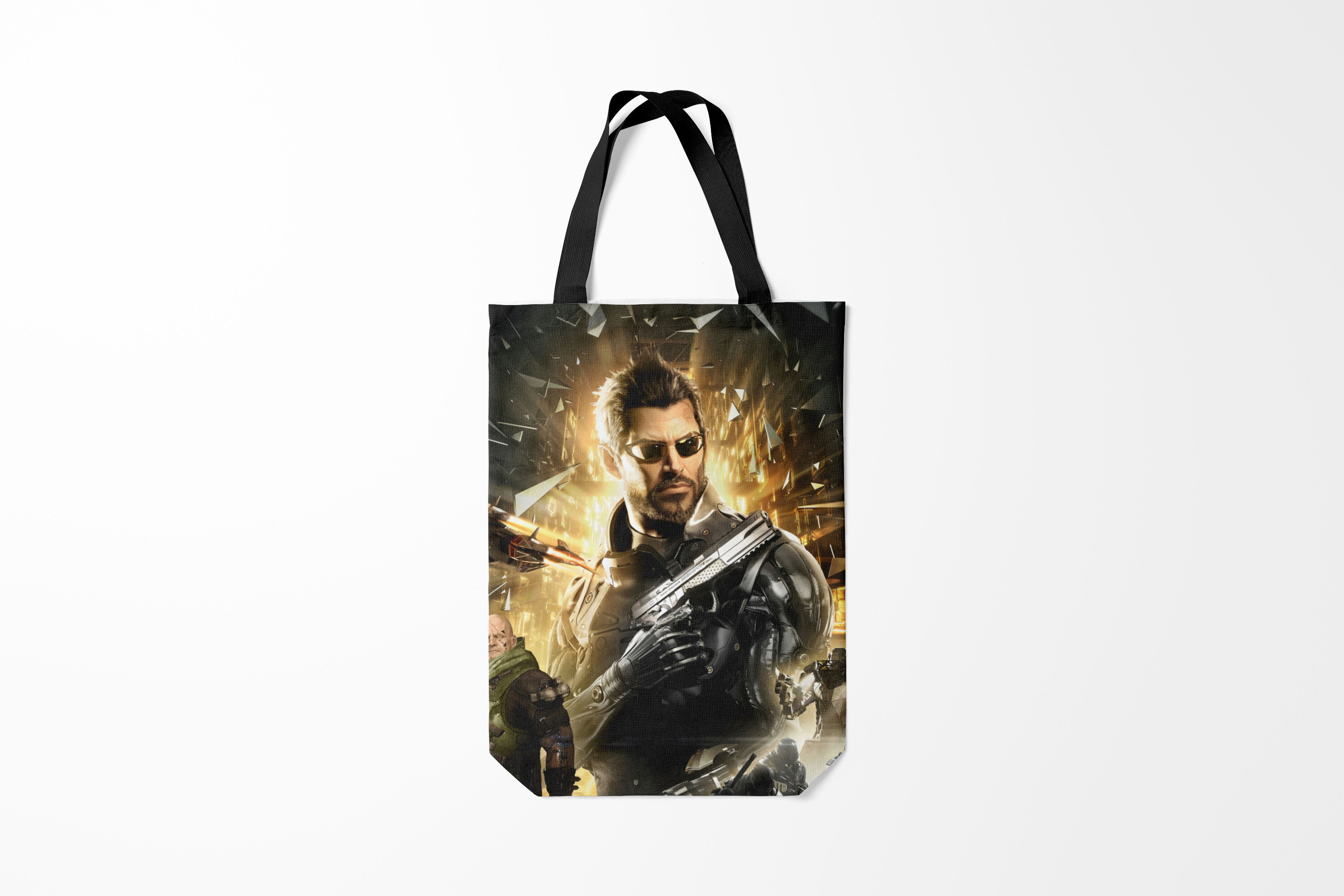 

Сумка шoппер унисекс Burnettie Deus Ex Adam Jensen,, Deus Ex Adam Jensen