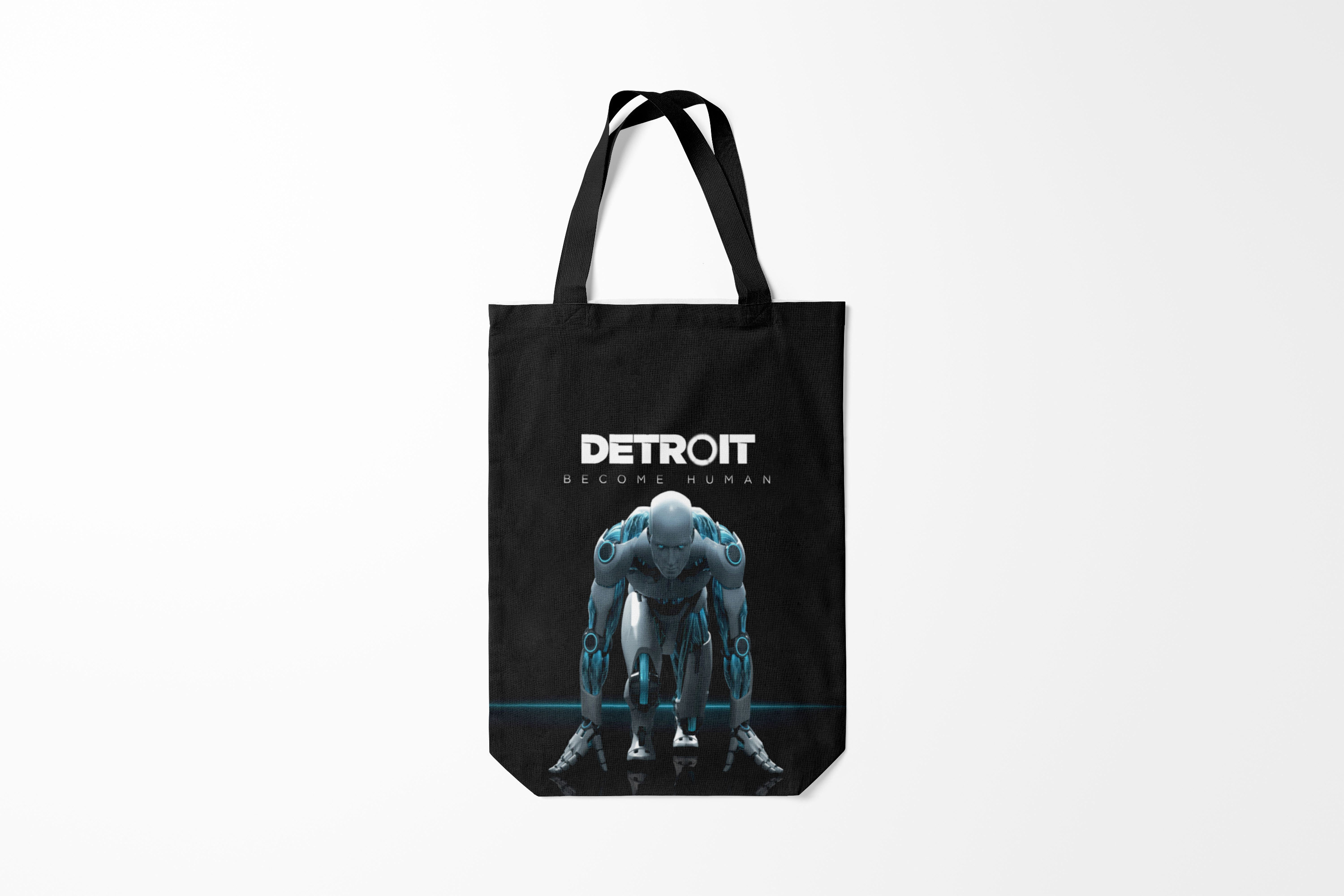 

Сумка шoппер унисекс Burnettie Detroit become human Детройт Стать человеком,, Detroit become human Детройт Стать человеком