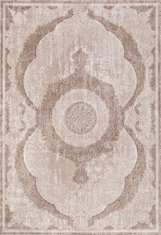 фото Ковер турецкий akts 240x400 см бежевый