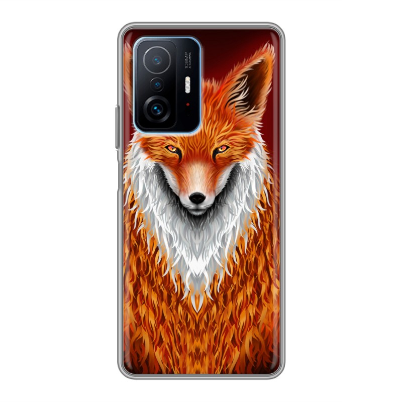 

Дизайнерский силиконовый чехол для Xiaomi 11T Лиса