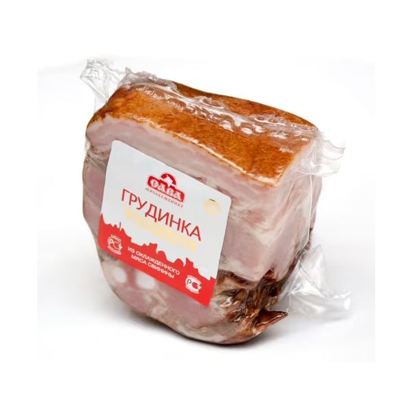 

Грудинка Сава Домашняя варено-копченая +-1 кг