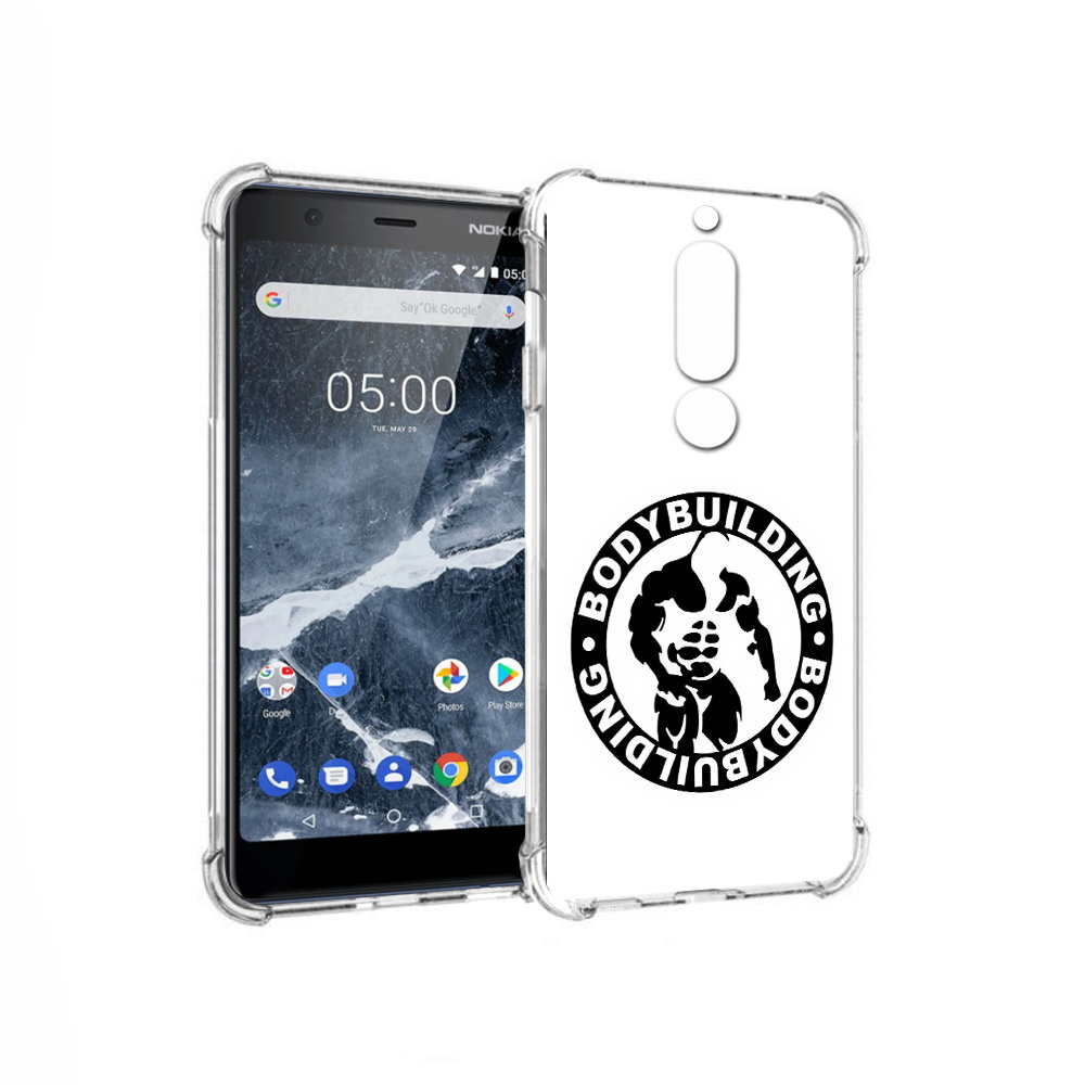 

Чехол MyPads Tocco для Nokia 5.1 бодибилдинг (PT114144.121.240), Прозрачный, Tocco