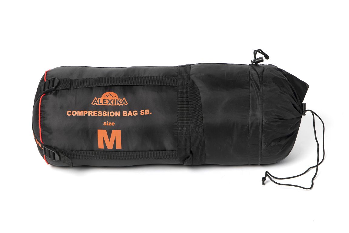 

Компрессионный чехол для спального мешка Alexika Compression Bag SB M, размер М, черный, Compression Bag SB M