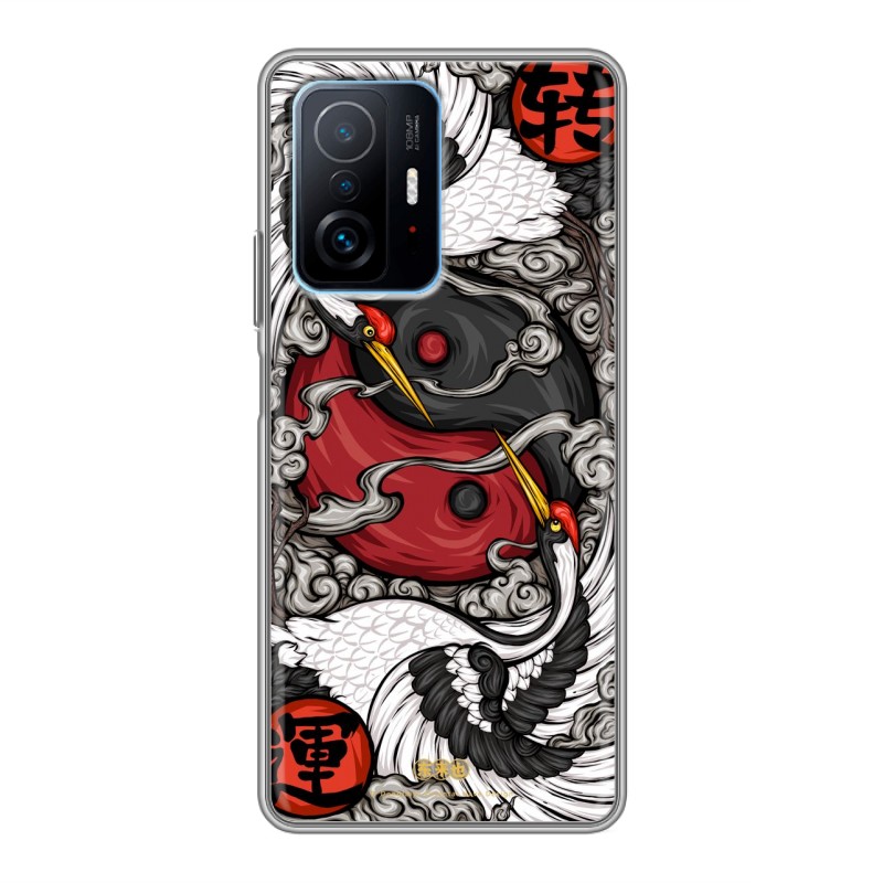 

Дизайнерский силиконовый чехол для Xiaomi 11T Инь-Ян