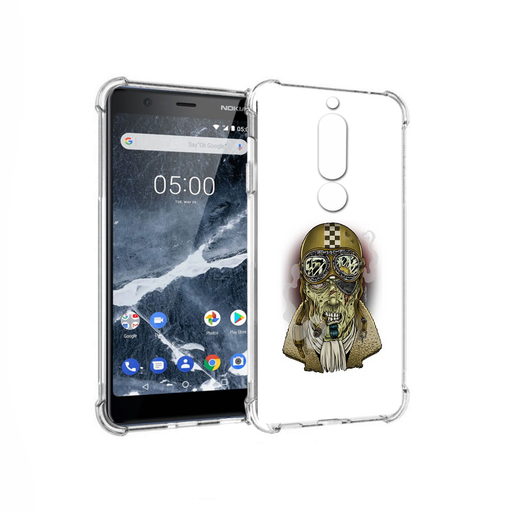 

Чехол MyPads Tocco для Nokia 5.1 военный зомби (PT114144.121.264), Прозрачный, Tocco