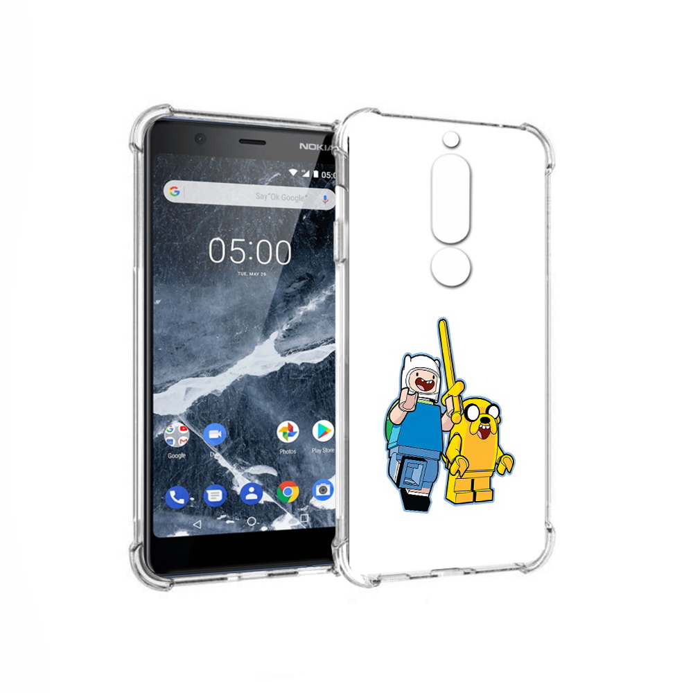 

Чехол MyPads Tocco для Nokia 5.1 время приключений лего (PT114144.121.274), Прозрачный, Tocco